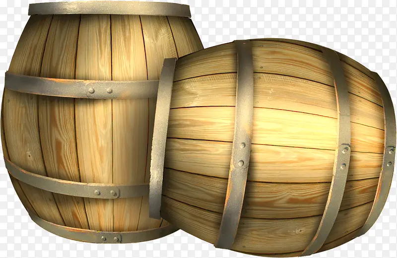木制酒桶贴图