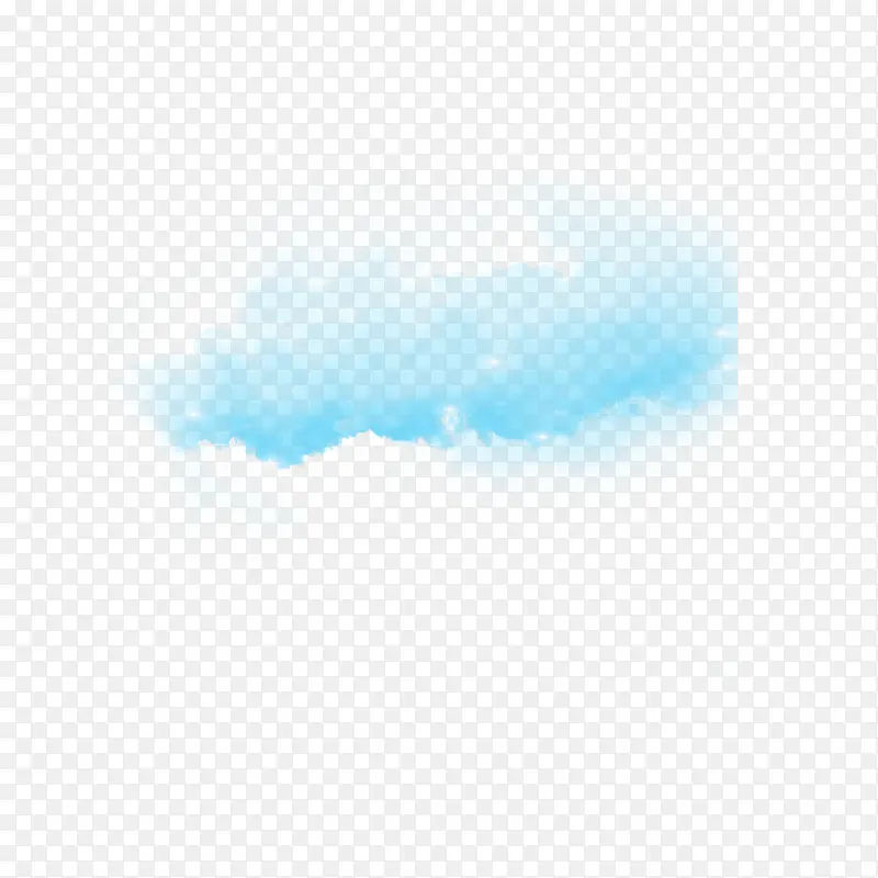 蓝色光雾