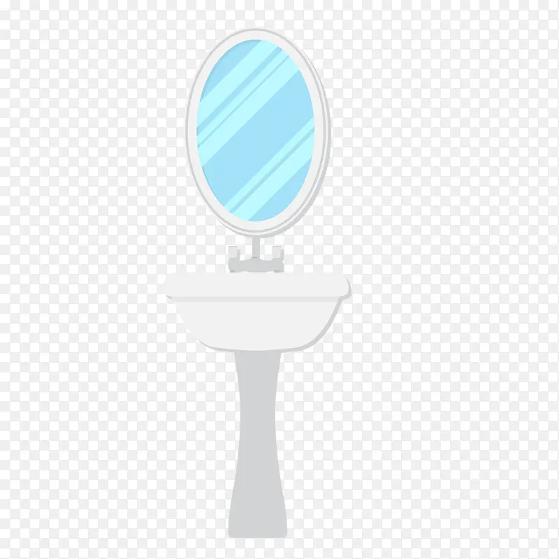 扁平化浴室的镜子设计