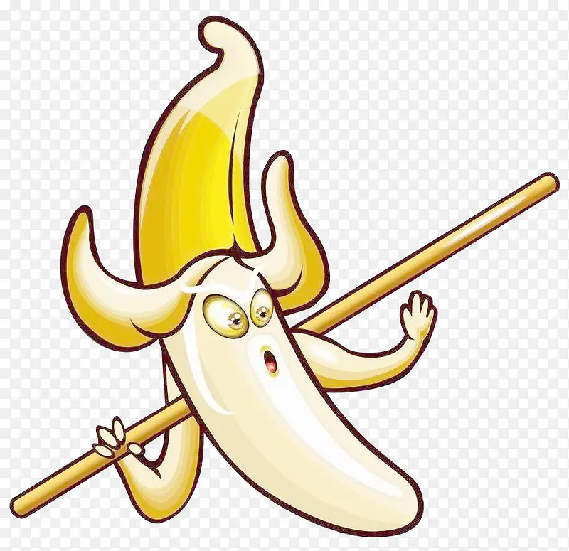 俏皮动漫香蕉