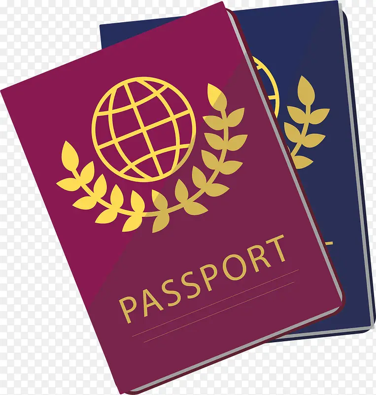 出国旅游两本护照