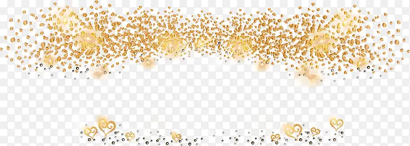 矢量金色亮片横幅PNG图片素材下载_图片编号yxxklzey-免抠素材网
