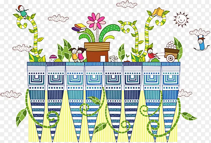 手绘儿童故事书插画