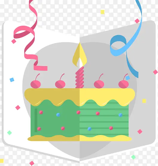 矢量生日贺卡