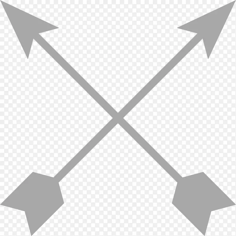 简约交叉羽箭PNG图片素材下载_图片编号yrbjjwby-免抠素材网