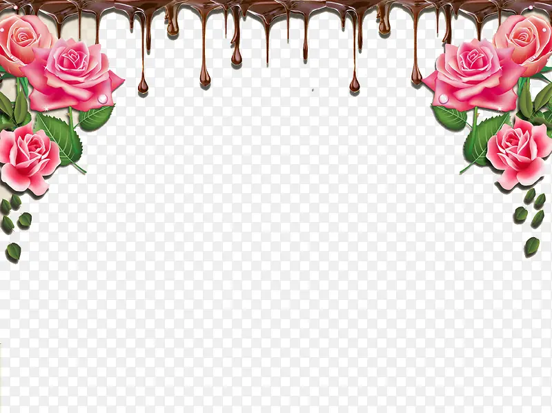 巧克力 玫瑰花