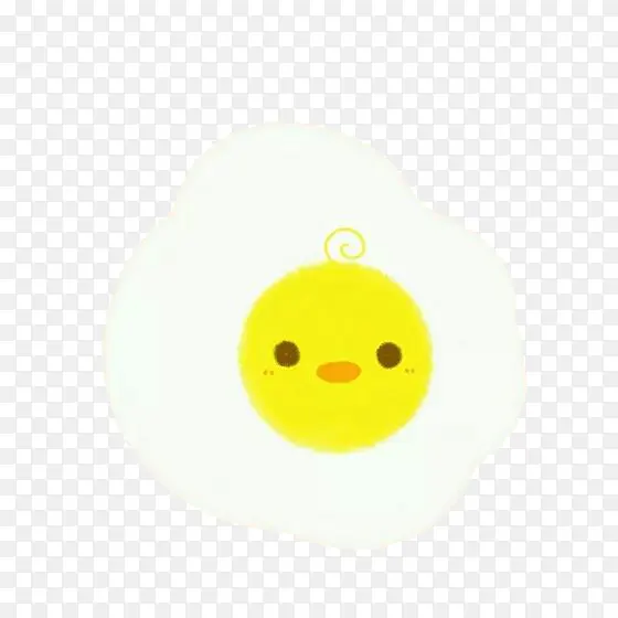 卡通的乌鸡蛋