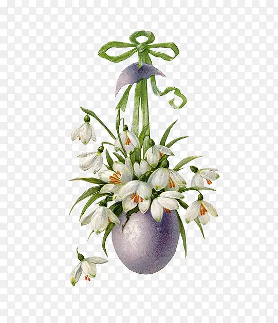 鸡蛋壳栀子花瓶