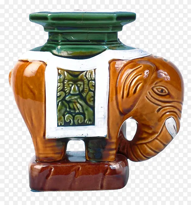 陶瓷大象花瓶
