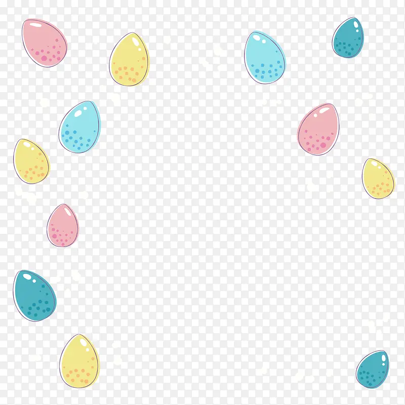彩蛋装饰复活节海报边框
