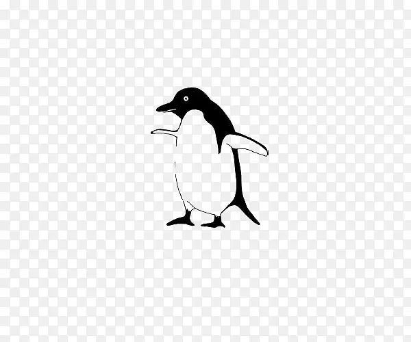 黑色动物企鹅
