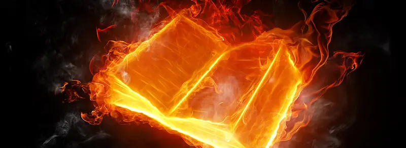 燃烧的书