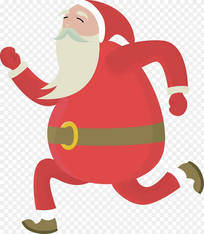 奔跑的圣诞老人