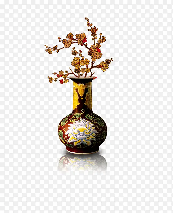 精美中国风复古花瓶