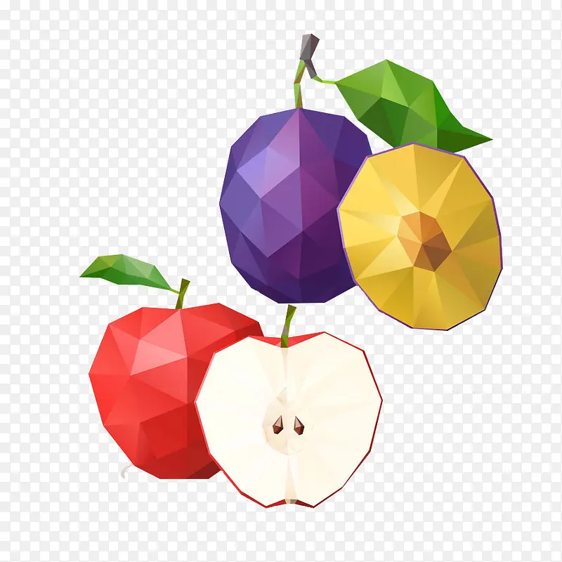 水果几何素材