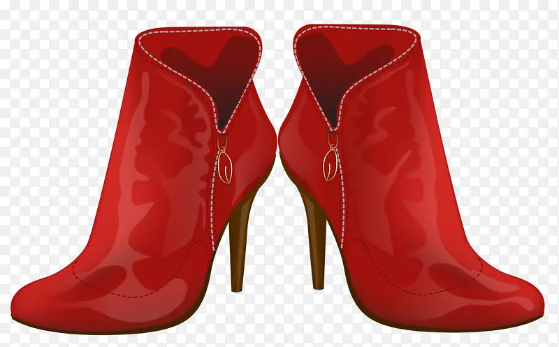 红色靴子