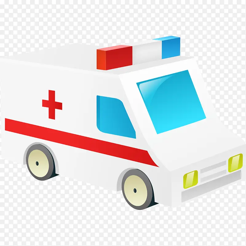 救护车白色图案