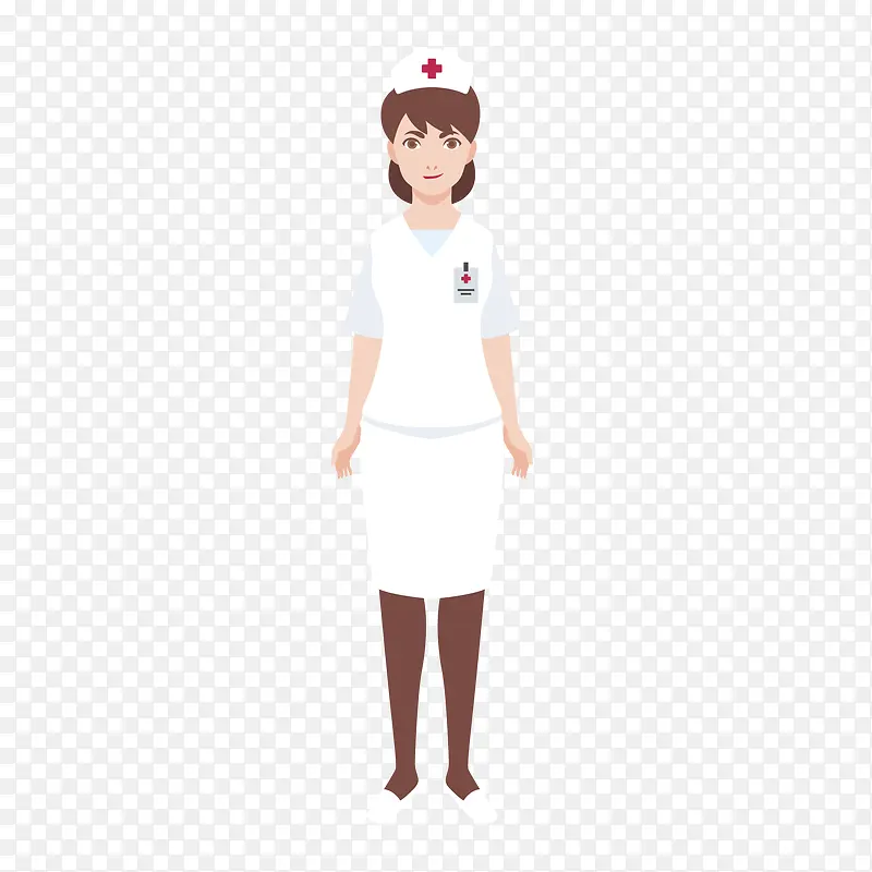白色衣服设计护士