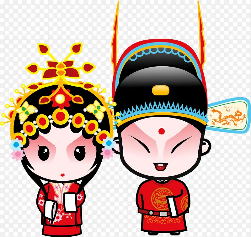 国粹京剧Q版动漫高清大图