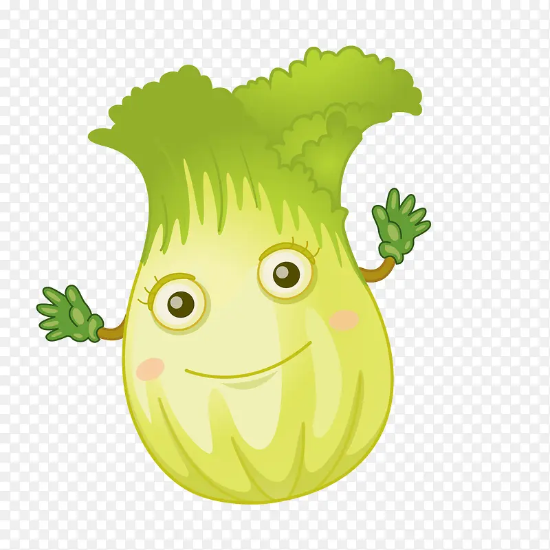 卡通蔬菜表情设计