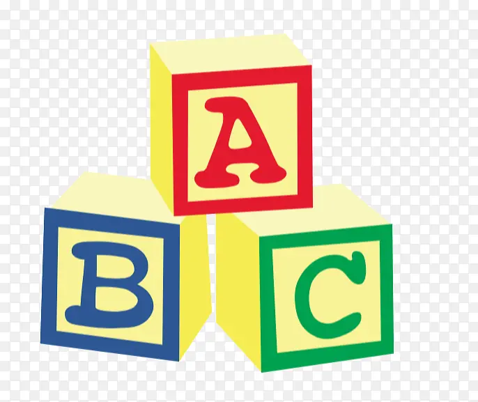 字母ABC方块