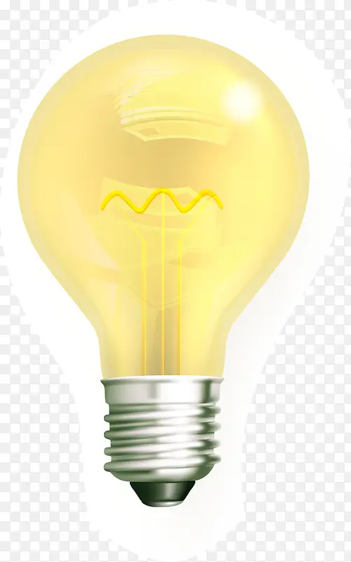 黄色照明灯泡