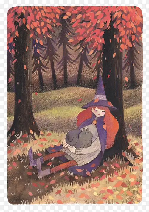 森林里的小女巫