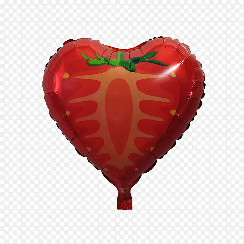 草莓铝箔气球