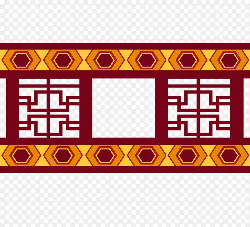 中国传统边框窗框门框