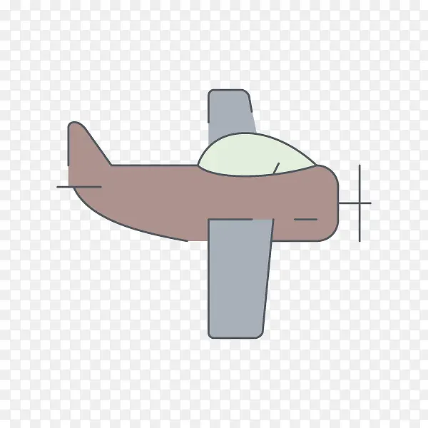 卡通版战斗机飞机