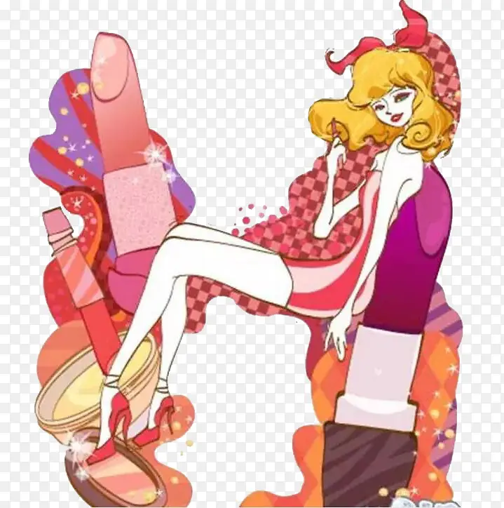 购物消费的女孩