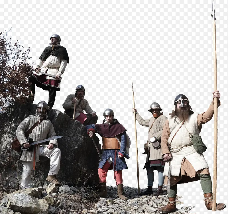 中世纪士兵军队