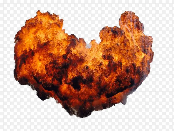 心型爆炸火焰