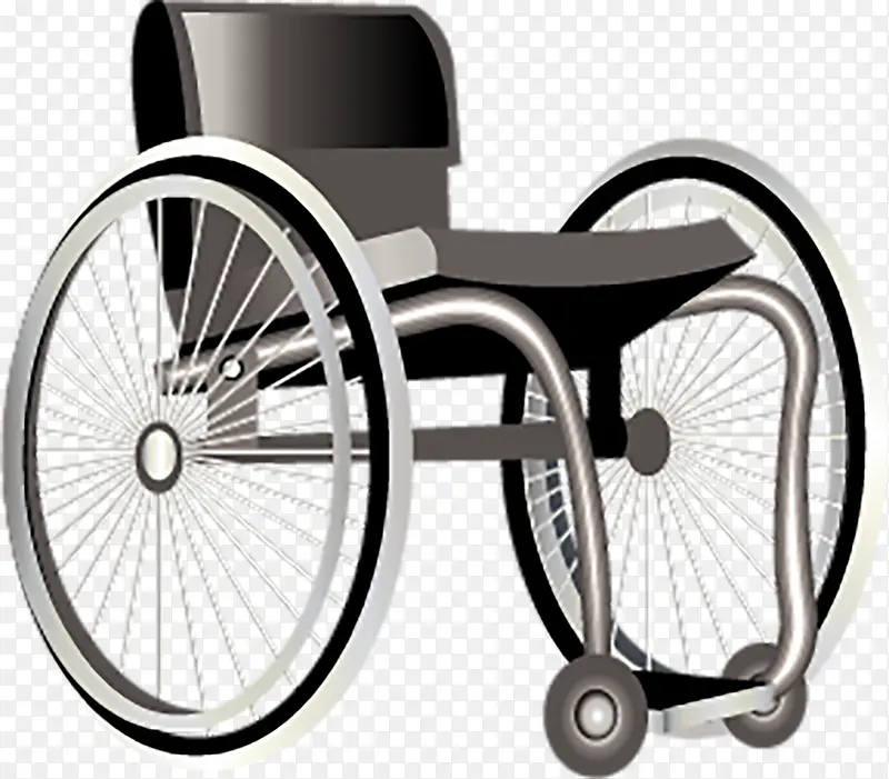 手绘医用轮椅元素