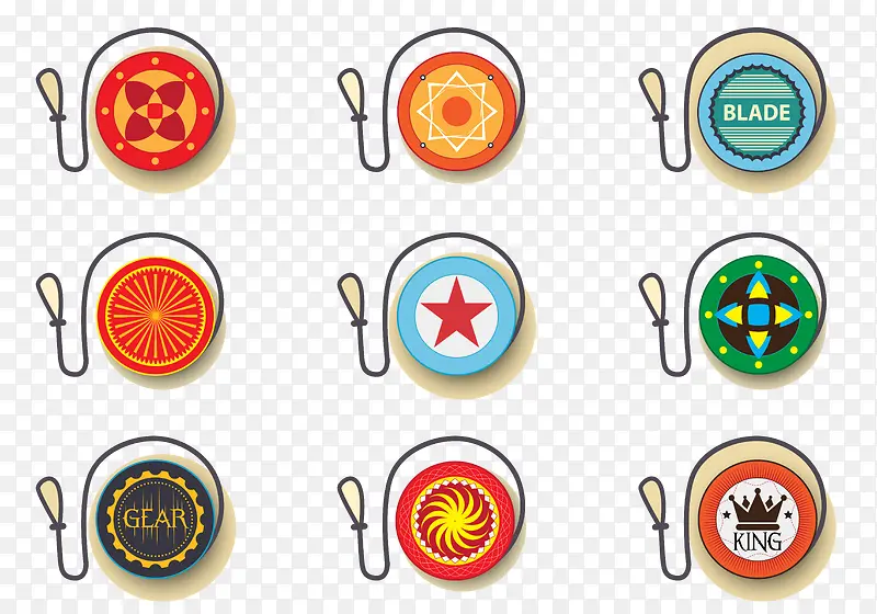 悠悠球九宫图