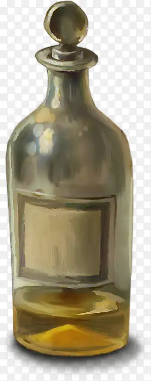 手绘古典瓶子