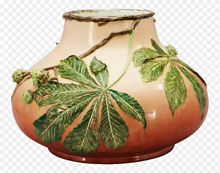 古典叶子花瓶