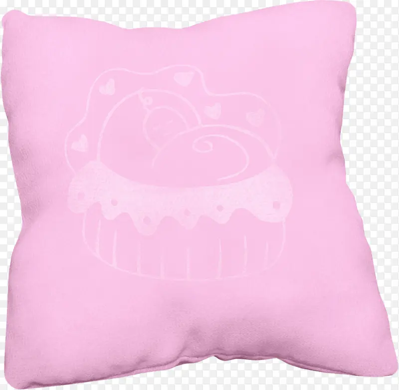 粉色漂亮方形抱枕