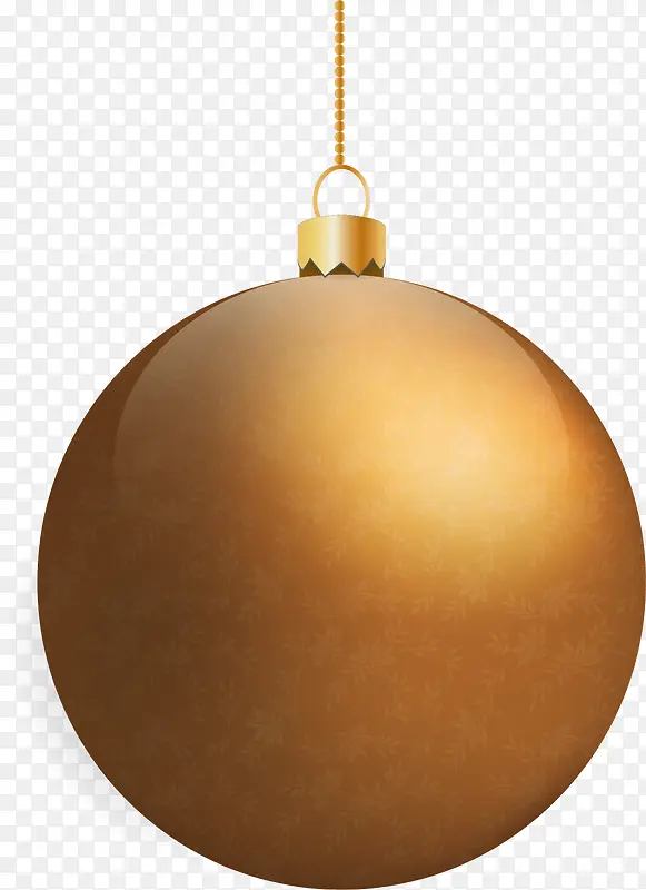 圣诞节金色的圣诞球