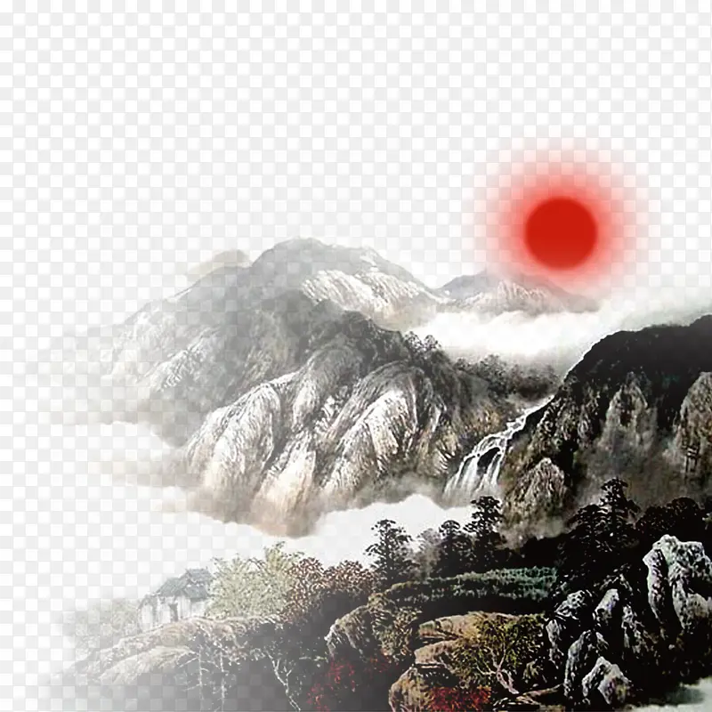 日出江花红胜火PNG图片素材下载_图片编号yzxpxzly-免抠素材网