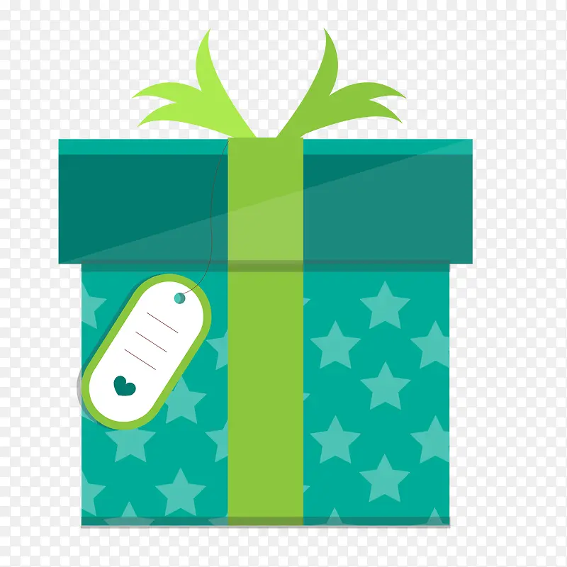 绿色礼物包装盒设计