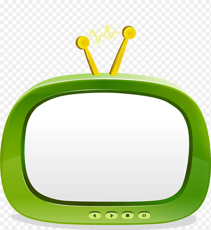 绿色电视机