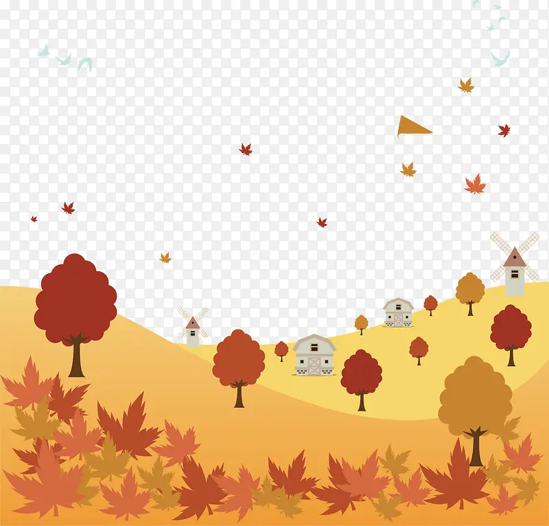 秋季背景设计