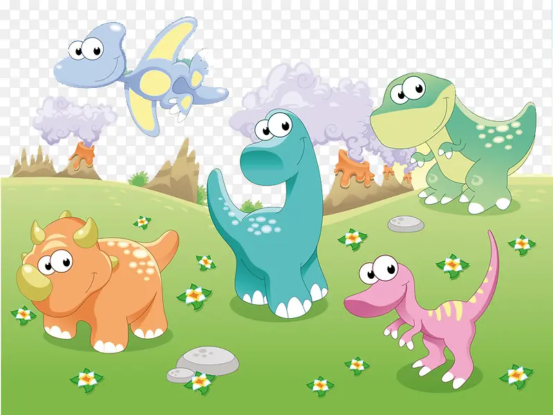 可爱的恐龙世界