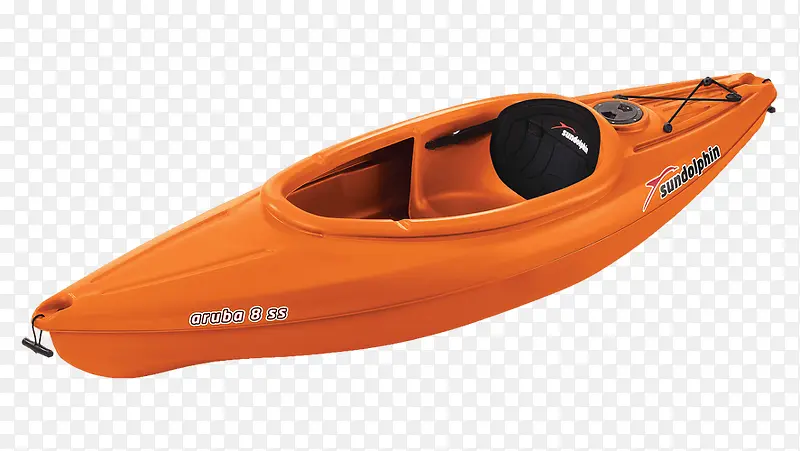 橙色独划艇