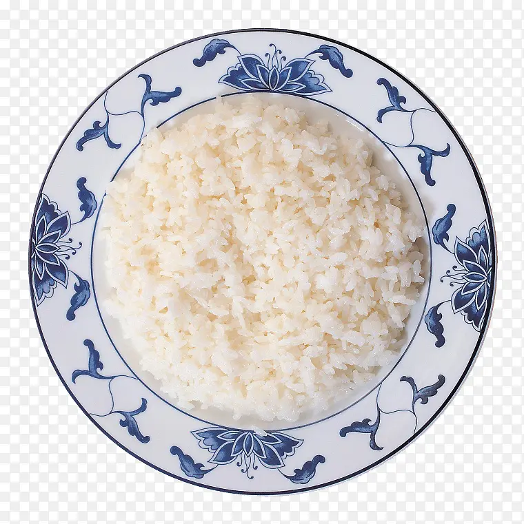 一盘米饭