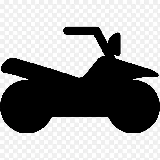 摩托车运动的轮廓图标