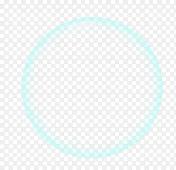 蓝色边框光效圆形装饰