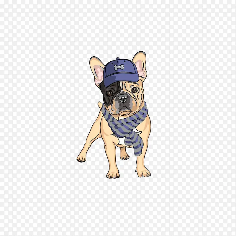 灰色斗牛犬
