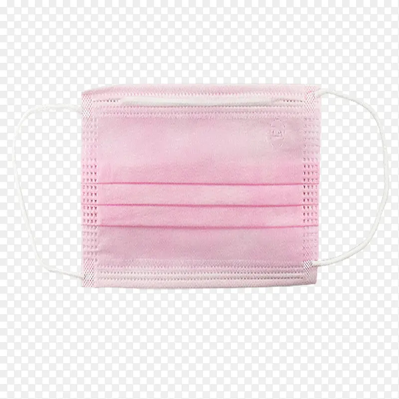 粉红色立体透气防霾一次性口罩